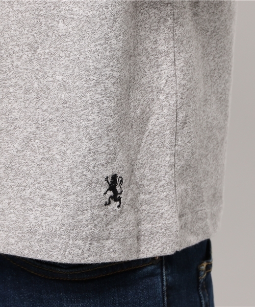 GIORDANO（ジョルダーノ）の「[GIORDANO]ﾍﾝﾘｰﾈｯｸ半袖Ｔシャツ（Tシャツ/カットソー・メンズ・ホワイト/ブラック/グレー/ブルー/ブルー系その他/インディゴブルー・MEDIUM/LARGE/SMALL/X-LARGE）」の12枚目の写真