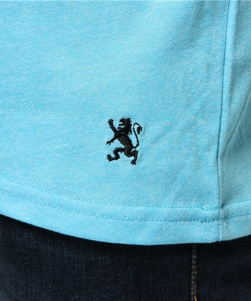 GIORDANO（ジョルダーノ）の「[GIORDANO]ﾍﾝﾘｰﾈｯｸ半袖Ｔシャツ（Tシャツ/カットソー・メンズ・ホワイト/ブラック/グレー/ブルー/ブルー系その他/インディゴブルー・MEDIUM/LARGE/SMALL/X-LARGE）」の15枚目の写真