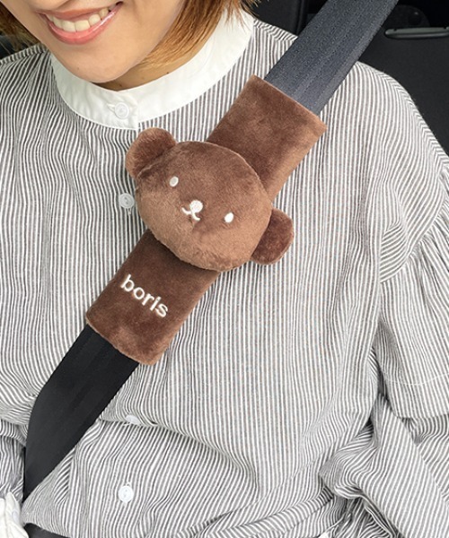 Miffy（ ミッフィー）の「シートベルトカバー ミッフィー（その他雑貨・レディース・ホワイト/ブラウン・フリー）」の2枚目の写真