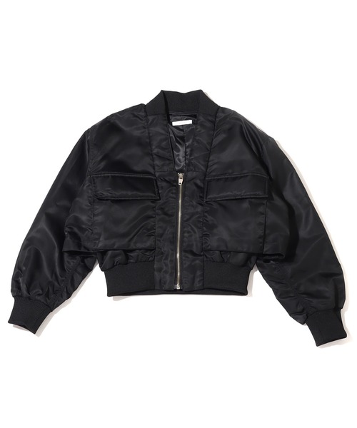 atmos pink(アトモスピンク)の「atmos pink デザインショート MA-1 / アトモスピンク デザインショート エムエーワン(MA-1・レディース・カーキ/ブラック・FREE)」の13枚目の写真