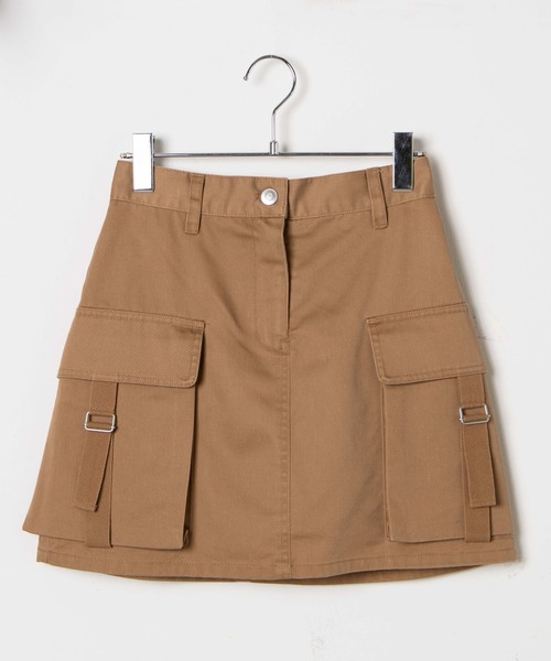 WEGO（ウィゴー）の「WEGO/カーゴミニスカパン（スカート・レディース・カーキ/ベージュ/ブラック・FREE）」の5枚目の写真