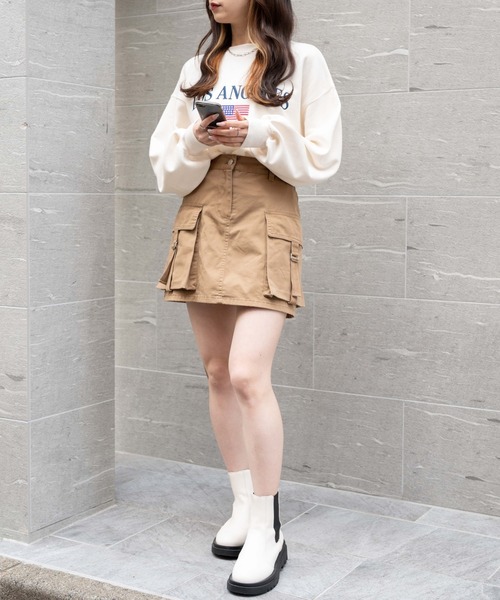 Vans バンズ サイドウォーク レディース カーゴ ミニ スカート WEGO｜ヴィンテージウオッシュカーゴミニスカ | Rakuten Fashion