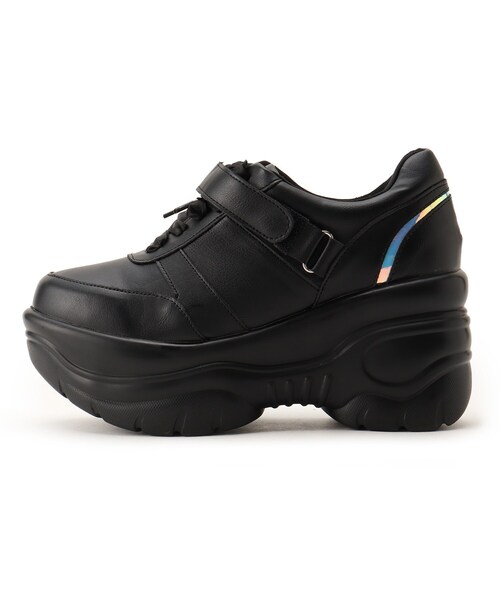 cs T&P(シーエスティーアンドピー)の「厚底サテンリボンスニーカー【csT&P】(スニーカー・レディース・ホワイト/ピンク系/ブラック・S/M/L/LL)」の7枚目の写真