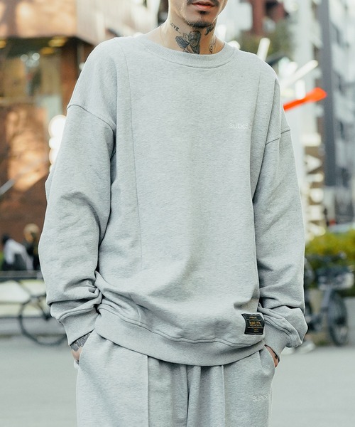 Subciety（サブサエティ）の「SIDEZIP SWEAT（スウェット・メンズ・ブラック/イエロー/グレー・X-LARGE/MEDIUM/LARGE/SMALL）」の3枚目の写真