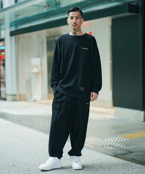 Subciety（サブサエティ）の「SIDEZIP SWEAT（スウェット・メンズ・ブラック/イエロー/グレー・X-LARGE/MEDIUM/LARGE/SMALL）」の11枚目の写真