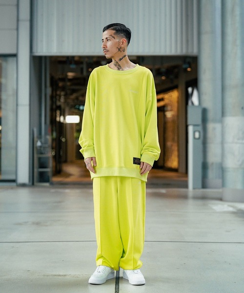 Subciety（サブサエティ）の「SIDEZIP SWEAT（スウェット・メンズ・ブラック/イエロー/グレー・X-LARGE/MEDIUM/LARGE/SMALL）」の7枚目の写真