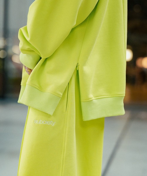 Subciety（サブサエティ）の「SIDEZIP SWEAT（スウェット・メンズ・ブラック/イエロー/グレー・X-LARGE/MEDIUM/LARGE/SMALL）」の10枚目の写真