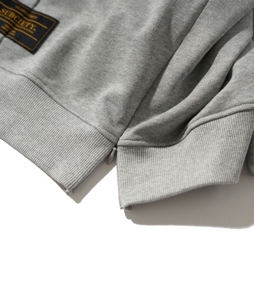 Subciety（サブサエティ）の「SIDEZIP SWEAT（スウェット・メンズ・ブラック/イエロー/グレー・X-LARGE/MEDIUM/LARGE/SMALL）」の12枚目の写真