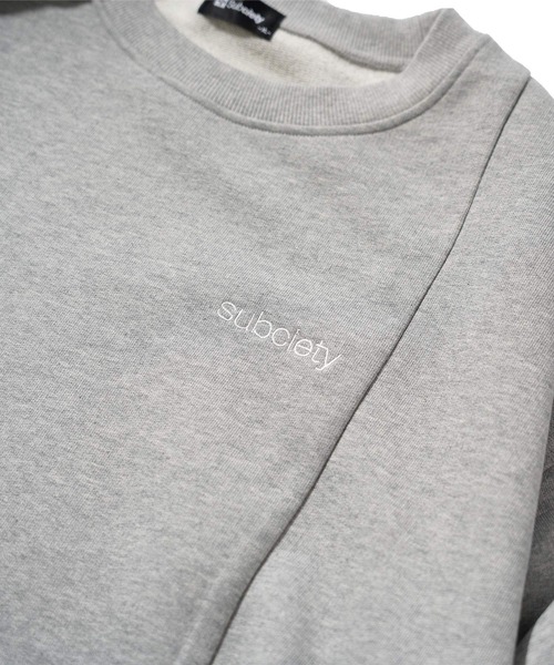 Subciety（サブサエティ）の「SIDEZIP SWEAT（スウェット・メンズ・ブラック/イエロー/グレー・X-LARGE/MEDIUM/LARGE/SMALL）」の4枚目の写真