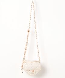 【OKUOKU　0909】ハート型 チェーン ミニショルダーバッグ oku-bag-674194793945-40
