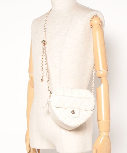 Burner（バーナー）の「【OKUOKU　0909】ハート型 チェーン ミニショルダーバッグ oku-bag-674194793945-40（ショルダーバッグ・レディース・B/C/A/D・FREE）」の6枚目の写真