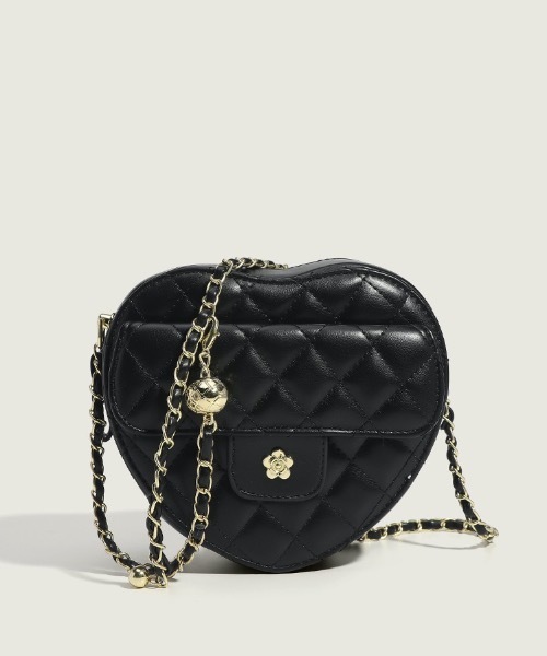 Burner（バーナー）の「【OKUOKU　0909】ハート型 チェーン ミニショルダーバッグ oku-bag-674194793945-40（ショルダーバッグ・レディース・B/C/A/D・FREE）」の2枚目の写真