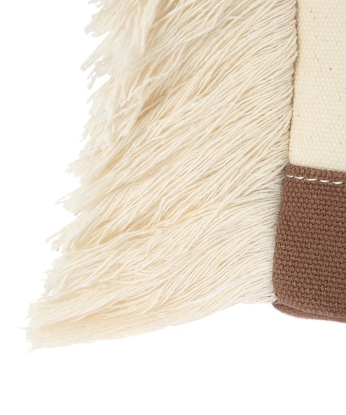 ALEXIA STAM（アリシアスタン）の「Bicolor Side Fringe Tote Bag /ミニフリンジバッグ（ハンドバッグ・レディース・ネイビー/ブラウン/カーキ・FREE）」の9枚目の写真