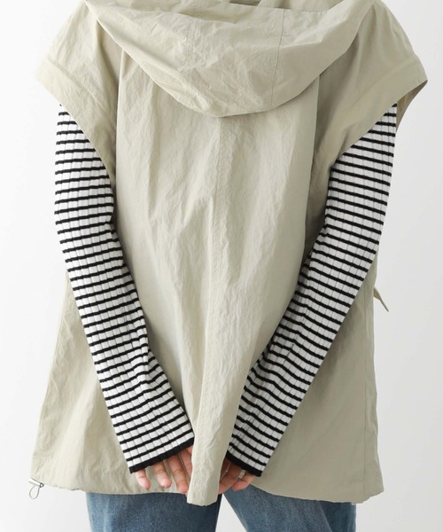 archives（アルシーヴ）の「プチハイリブニット（ニット/セーター・レディース・オフホワイト/ホワイト×ブラック/ブラック/ブルー/パープル/オレンジ・MEDIUM）」の3枚目の写真