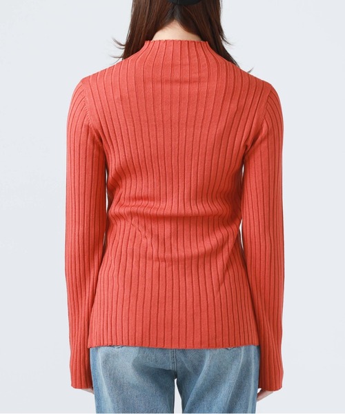 archives（アルシーヴ）の「プチハイリブニット（ニット/セーター・レディース・オフホワイト/ホワイト×ブラック/ブラック/ブルー/パープル/オレンジ・MEDIUM）」の12枚目の写真