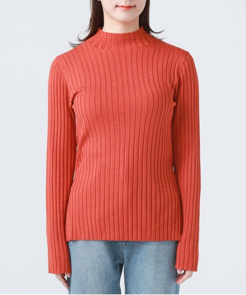 archives（アルシーヴ）の「プチハイリブニット（ニット/セーター・レディース・オフホワイト/ホワイト×ブラック/ブラック/ブルー/パープル/オレンジ・MEDIUM）」の21枚目の写真