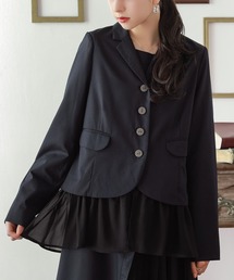 somari imagination | 『裾フレアテーラードジャケット』(テーラードジャケット)