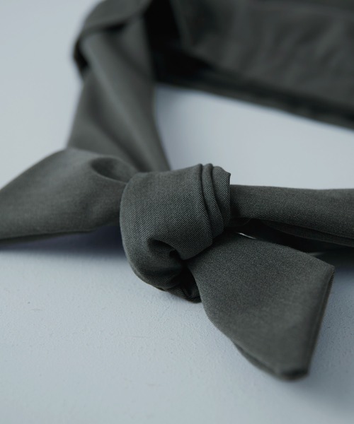 CIASENSE（シアセンス）の「2way drawcord shoulder bag/tote bag/ 2wayドローコード巾着ショルダーバッグ/結びトートバッグ（ショルダーバッグ・メンズ・チャコールグレー/ブラック/キナリ/ダークオリーブ/ライトグレー系・FREE）」の13枚目の写真