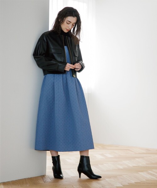 OPAQUE.CLIP（オペークドットクリップ）の「◆シアーハイネックカットソー（Tシャツ/カットソー・レディース・ブラック/ホワイト系/イエロー・36/40/38）」の15枚目の写真