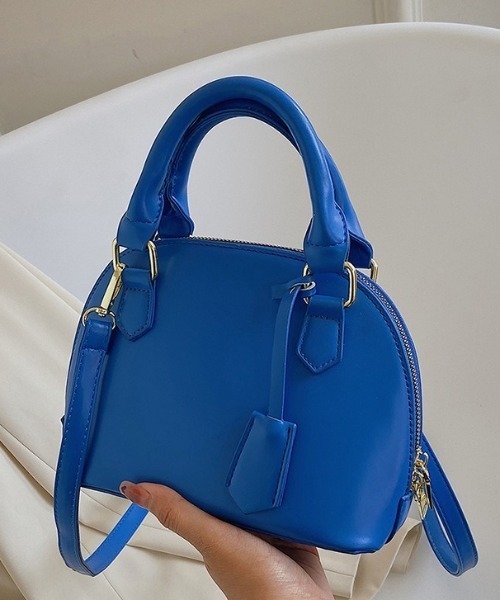 MAISON BREEZE(メゾンブリーズ)の「【MAISON BREEZE】フェイクレザーミニボストンショルダーバッグ KNF(ショルダーバッグ・レディース・オレンジ/ベージュ/ブラック/ブルー/グリーン/ピンク/ホワイト・FREE)」の6枚目の写真