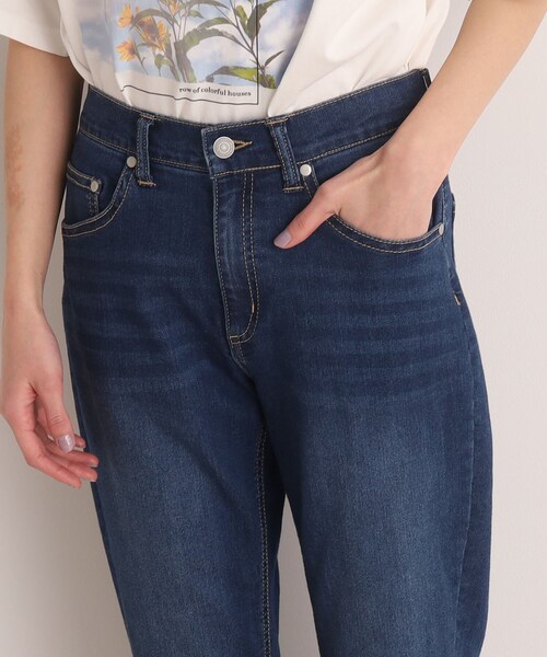 SHOO・LA・RUE（シューラルー）の「◆【SS-3L/洗える】デニムスキニーパンツ（デニムパンツ・レディース・ブルー/ダークネイビー・01/04/05/10/02/03）」の6枚目の写真