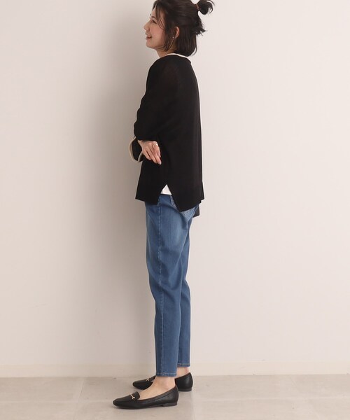 SHOO・LA・RUE（シューラルー）の「◆【SS-3L/洗える】デニムスキニーパンツ（デニムパンツ・レディース・ブルー/ダークネイビー・01/04/05/10/02/03）」の14枚目の写真