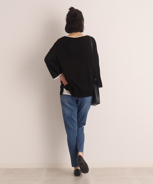 SHOO・LA・RUE（シューラルー）の「◆【SS-3L/洗える】デニムスキニーパンツ（デニムパンツ・レディース・ブルー/ダークネイビー・01/04/05/10/02/03）」の15枚目の写真