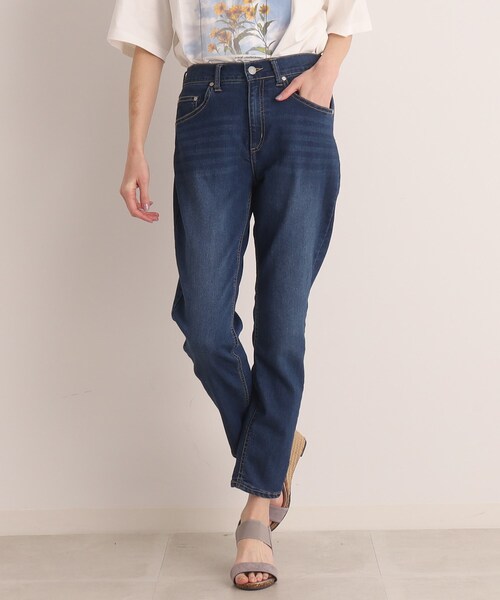 SHOO・LA・RUE（シューラルー）の「◆【SS-3L/洗える】デニムスキニーパンツ（デニムパンツ・レディース・ブルー/ダークネイビー・01/04/05/10/02/03）」の17枚目の写真