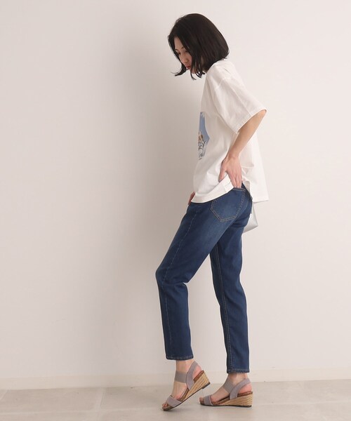 SHOO・LA・RUE（シューラルー）の「◆【SS-3L/洗える】デニムスキニーパンツ（デニムパンツ・レディース・ブルー/ダークネイビー・01/04/05/10/02/03）」の20枚目の写真