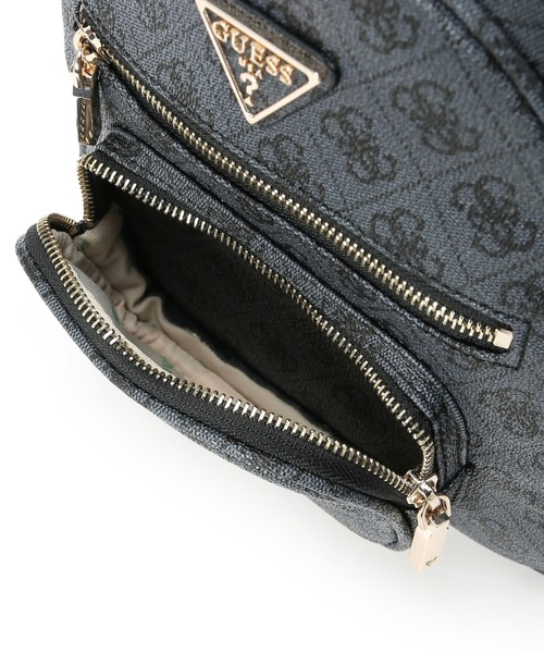 Guess(ゲス)の「ECO ELEMENTS Small Backpack(バックパック/リュック・レディース・ダークグレー/ベージュ・ONE SIZE)」の9枚目の写真