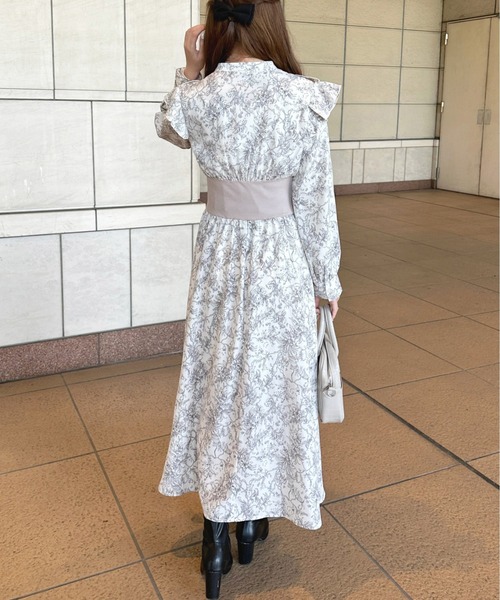 apres jour（アプレジュール）の「フリルウエストリブワンピース【ZOZOTOWN限定アイテム】（ワンピース・レディース・アイボリー/ブルー/ピンク・フリー/X-LARGE）」の10枚目の写真