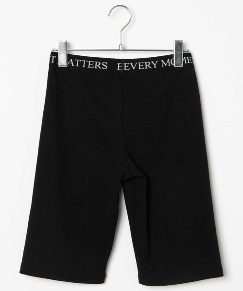 WEGO（ウィゴー）の「WEGO/ロゴテープショートレギンス（スウェットパンツ・レディース・ブラック・FREE）」の7枚目の写真