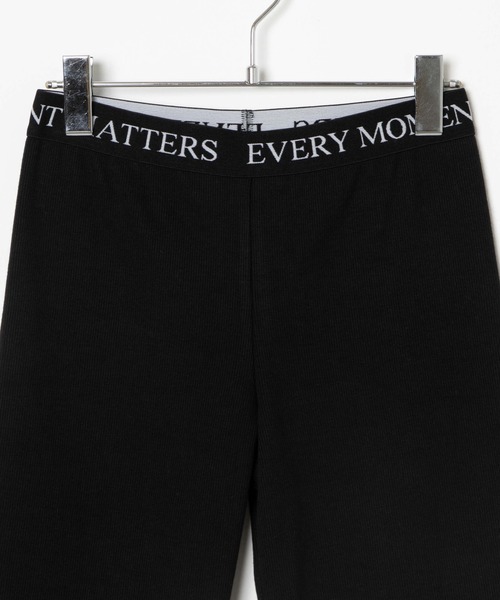 WEGO（ウィゴー）の「WEGO/ロゴテープショートレギンス（スウェットパンツ・レディース・ブラック・FREE）」の9枚目の写真