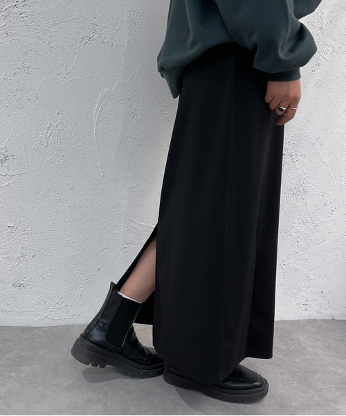 apres jour mignon（アプレジュールミニョン）の「ポンチスリットナロースカート【ZOZOTOWN限定アイテム】（スカート・レディース・ブラック/ブルー/オレンジ・X-LARGE/SMALL/MEDIUM）」の21枚目の写真