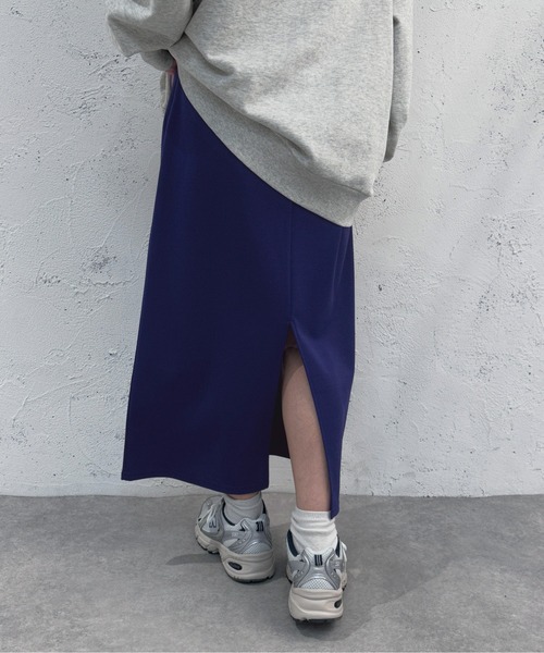 apres jour mignon（アプレジュールミニョン）の「ポンチスリットナロースカート【ZOZOTOWN限定アイテム】（スカート・レディース・ブラック/ブルー/オレンジ・X-LARGE/SMALL/MEDIUM）」の22枚目の写真