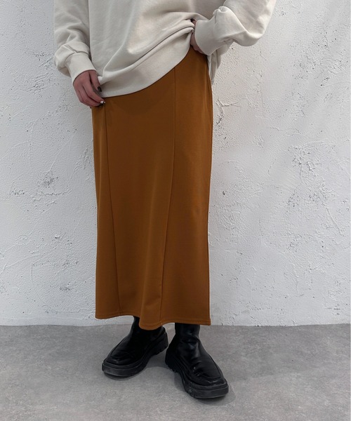 apres jour mignon（アプレジュールミニョン）の「ポンチスリットナロースカート【ZOZOTOWN限定アイテム】（スカート・レディース・ブラック/ブルー/オレンジ・X-LARGE/SMALL/MEDIUM）」の17枚目の写真