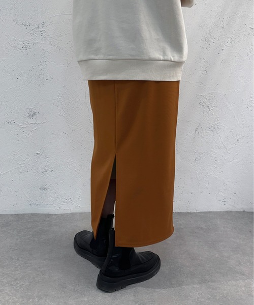 apres jour mignon（アプレジュールミニョン）の「ポンチスリットナロースカート【ZOZOTOWN限定アイテム】（スカート・レディース・ブラック/ブルー/オレンジ・X-LARGE/SMALL/MEDIUM）」の15枚目の写真