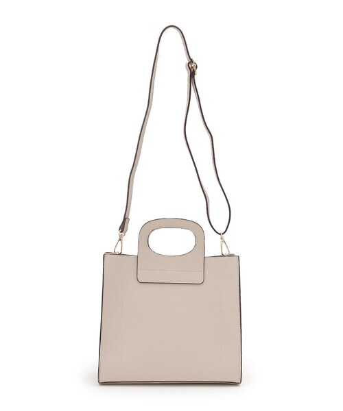 SHOO・LA・RUE（シューラルー）の「◆クリテハンドルスクエアトート（トートバッグ・レディース・グレー/ブラック/ベージュ系4・00）」の14枚目の写真