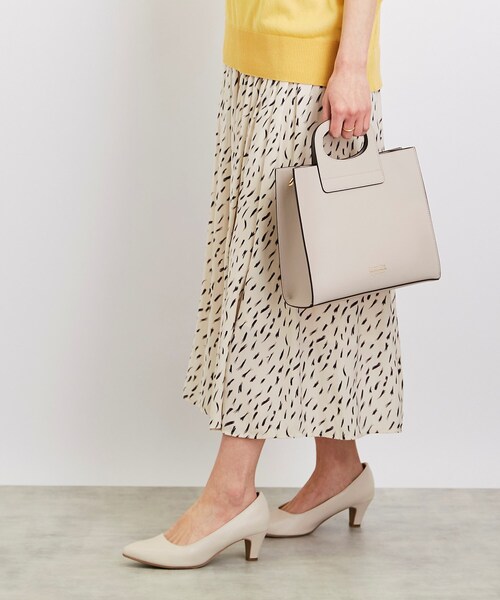 SHOO・LA・RUE（シューラルー）の「◆クリテハンドルスクエアトート（トートバッグ・レディース・グレー/ブラック/ベージュ系4・00）」の13枚目の写真