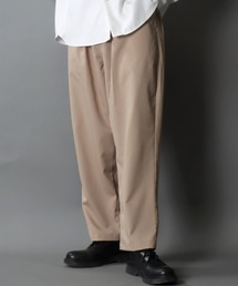 T/R wide tapered pants/ワイド テーパード タック パンツ