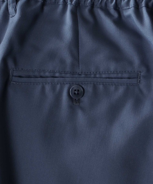 SITRY（シトリー）の「T/R wide tapered pants/ワイド テーパード タック パンツ（スラックス・メンズ・ブラック/サックスブルー/オフホワイト/モカ/ベージュ/グリーン・M/XL/L）」の18枚目の写真