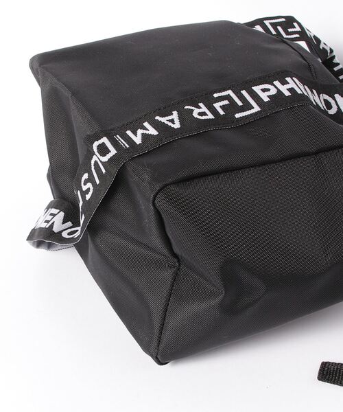 PHENOMENON(フェノメノン)の「PHENOMENON /フェノメノン/RAMIDUSコラボ /Mini Shoulder Bag(ショルダーバッグ・メンズ・グレー/ブラック・F)」の4枚目の写真