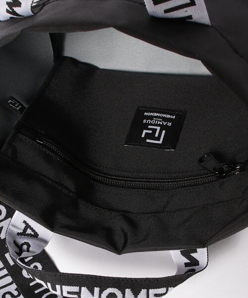 PHENOMENON(フェノメノン)の「PHENOMENON /フェノメノン/RAMIDUSコラボ /Mini Shoulder Bag(ショルダーバッグ・メンズ・グレー/ブラック・F)」の5枚目の写真