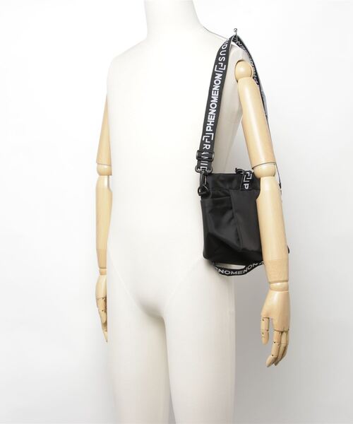 PHENOMENON(フェノメノン)の「PHENOMENON /フェノメノン/RAMIDUSコラボ /Mini Shoulder Bag(ショルダーバッグ・メンズ・グレー/ブラック・F)」の6枚目の写真