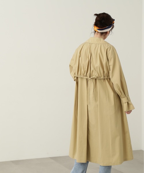 N.（N. Natural Beauty Basic）（エヌエヌナチュラルビューティーベーシック）の「◆ライトチェスターコート（チェスターコート・レディース・カーキ/ライトベージュ・MEDIUM）」の5枚目の写真