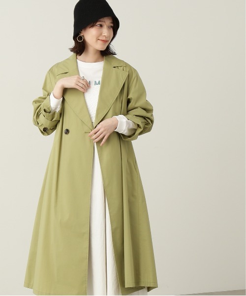 N.（N. Natural Beauty Basic）（エヌエヌナチュラルビューティーベーシック）の「◆ライトチェスターコート（チェスターコート・レディース・カーキ/ライトベージュ・MEDIUM）」の7枚目の写真