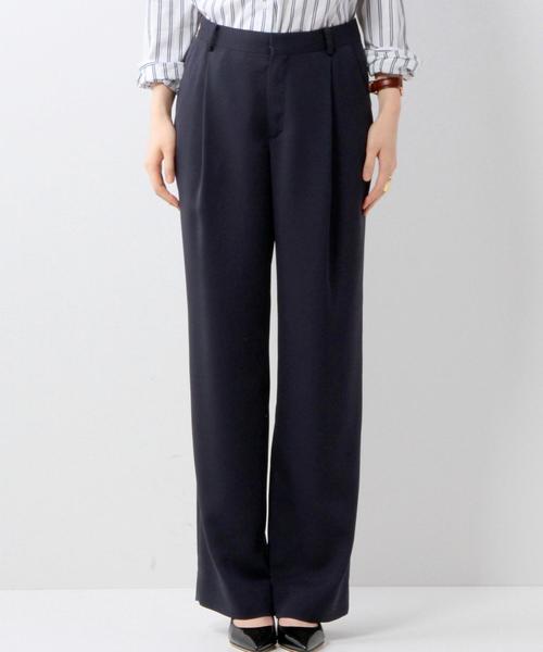 UNITED ARROWS（ユナイテッドアローズ）の「UAB/TP SPL TA/P ワイドパンツ（その他パンツ・レディース・ネイビー/ベージュ・36/40/38）」の4枚目の写真