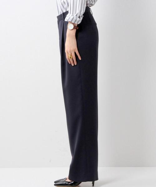 UNITED ARROWS（ユナイテッドアローズ）の「UAB/TP SPL TA/P ワイドパンツ（その他パンツ・レディース・ネイビー/ベージュ・36/40/38）」の12枚目の写真