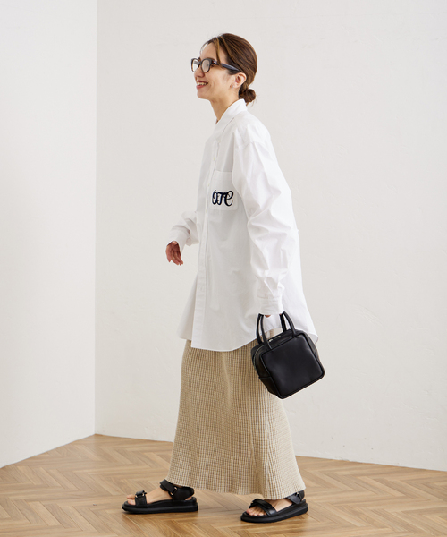 FRAMeWORK 【OFF THE CUFF/オフザカフ】 OFF THE CUFF/オフザカフ】BLUE/F BALCOLLAR COAT（ステンカラー