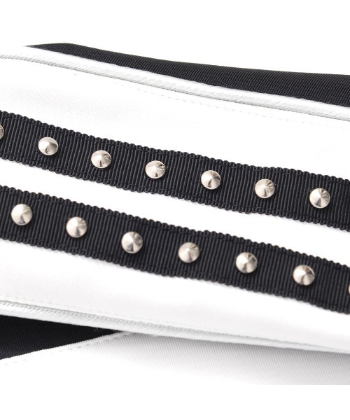 CIVARIZE（シヴァーライズ）の「『CIVARIZE/シヴァーライズ』フード付きスタッズライン切り替えトラックジャケット（パーカー・メンズ・ブラック×パープル/ブラック×ホワイト・FREE）」の18枚目の写真